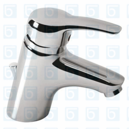 Смесител за мивка стоящ с изпразнител Seva Light B8944AA