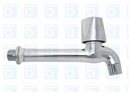 Кран канелка с аератор размер 1/2" ABS дължина 15см. 
