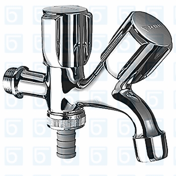 Канелка с щуцер и допълнителен извод 3/4" SCHELL COMFORT