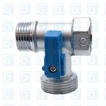 Трипътен кран сферичен усилен 1/2"х1/2"х3/4" Fornara