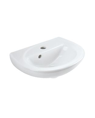 Мивка с централен отвор за смесител 40x30 см. Seva M W407690