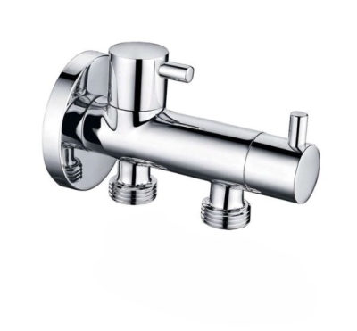 Двоен ъглов кран 1/2"х1/2"х1/2" Disflex